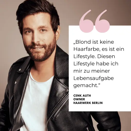 Cenk Auth, Blond Experte und Friseur in Berlin